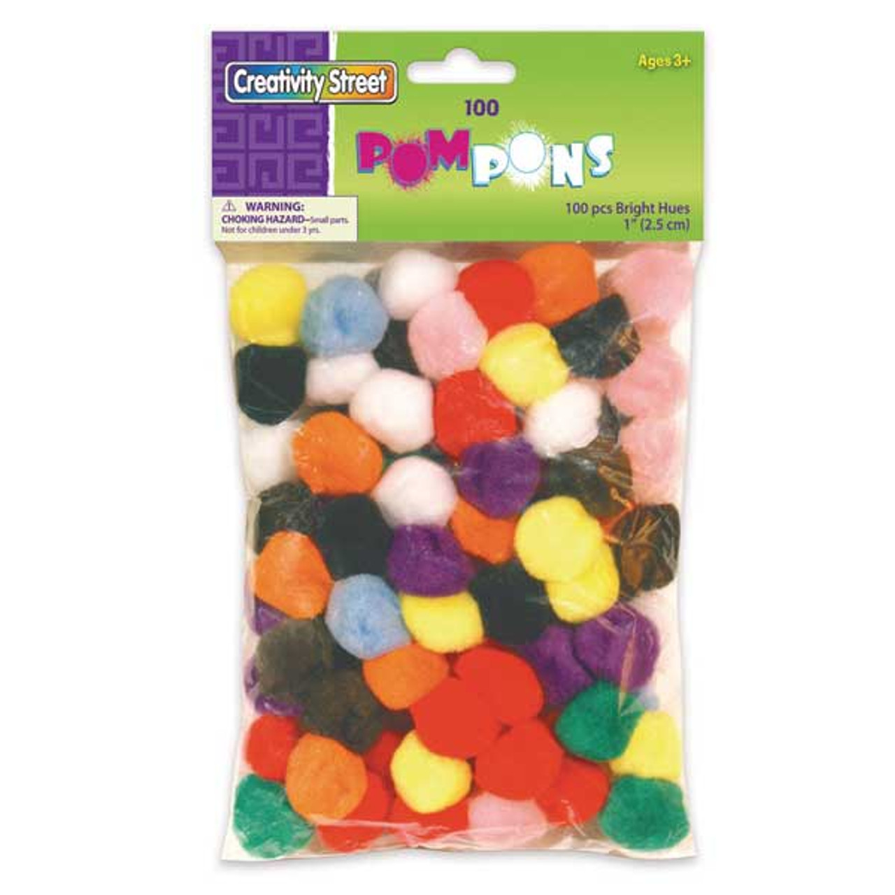 Assorted Glitter Pom Pon - Shields Childcare Supplies