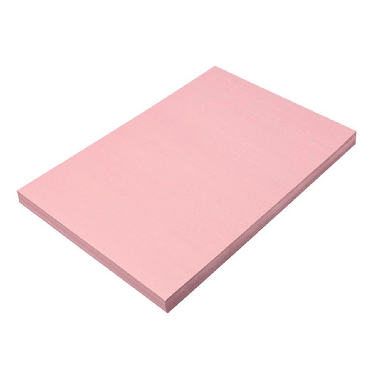 Pink Construction Paper 12 x 18-100 Sheets - Shields Childcare Supplies