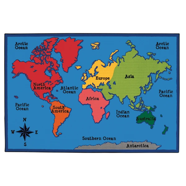 Simple map for kids