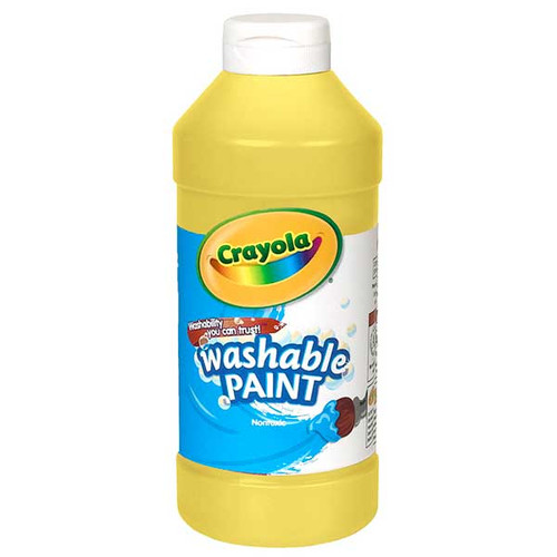 Crayola Washable Paint 16 oz-Yellow