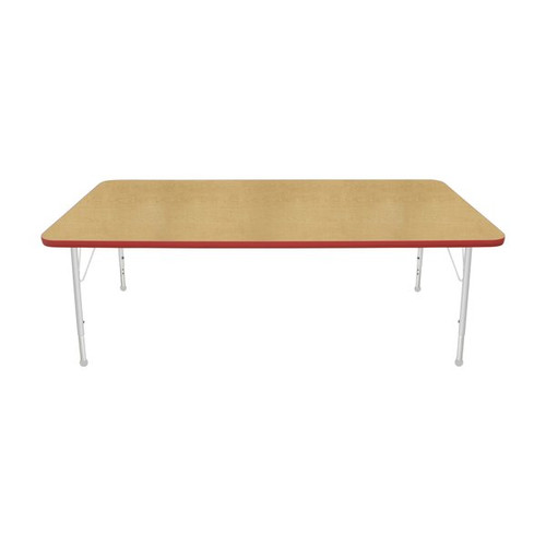 Maple Top Rectangle Activity Table - 36"D x 72"W Product Image