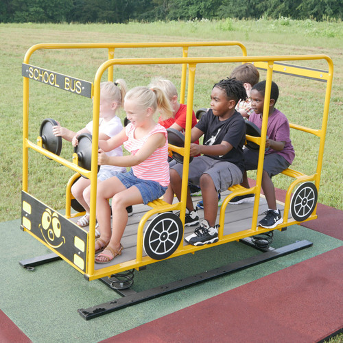 Happy Time Spring School Bus