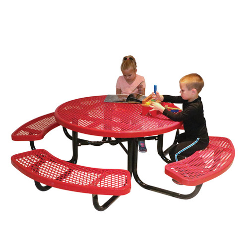 Round top preschool picnic table