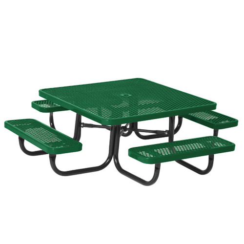 Square top preschool picnic table