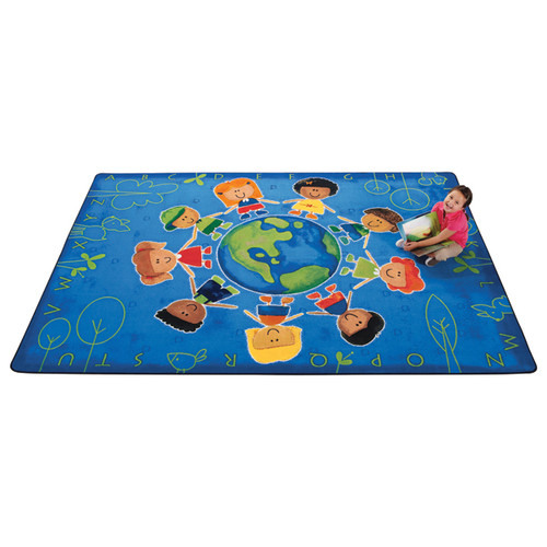 Give the planet a hug rug classroom carpet