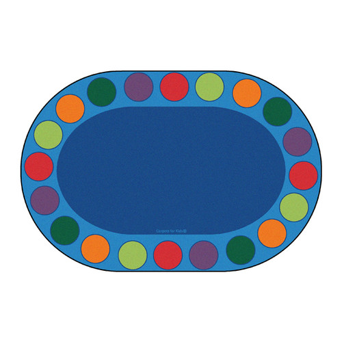 Seating Circles Circletime Oval Rug 6'9" x 9'5"