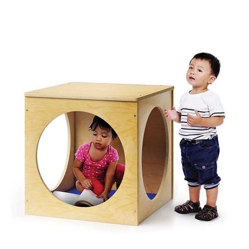 Toddler Play House Cube with Floor Mat Set