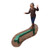 Zig zag balance beam