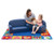 Blue Toddler Couch with Kids & Adult Product Image