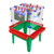 Toddler size four station mobile art easel green color