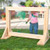 Outdoor Wood Art Easel for Infants and Toddlers