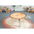 Live Edge Round Wood Table in Classroom
