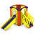 Infant Toddler Play Structure in Primary Colors