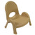 Value Stack 5" Chair-Natural Tan for Kids