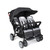 4 Seat Black Stroller