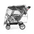 Side of Rain Cover 4 Seat Stroller