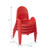 Value Stack 7" Chair-4 Pack, Candy Apple Red Dimensions