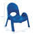 Value Stack 7" Chair-Royal Blue Dimensions