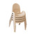 Value Stack 11" Chair-4 Pack, Natural Tan Product Image