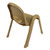 Value Stack 11" Chair-Natural Tan Back View