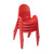 Value Stack 13" Chair-4 Pack, Candy Apple Red Product Image