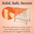 Serenity SafeReach Compact Crib with Clearview Ends