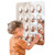 Sensory Wall Toddler Mirror-Large 16 Bubbles