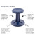 Preschool wobble chair 12 in. Dark Blue Product Details