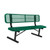 eight foot long park bench with back
