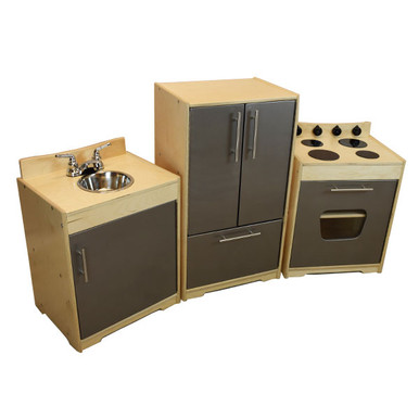 Modern Play Kitchen 3 Piece Set