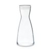 Dafi | Water Carafe with Lid | Glass Water Pitcher | Juice Decanter | Beverage Dispensers | Clear Jugs For Mimosa Bar | Wine, Milk and Lemonade | Resistant to damage | White Carafes