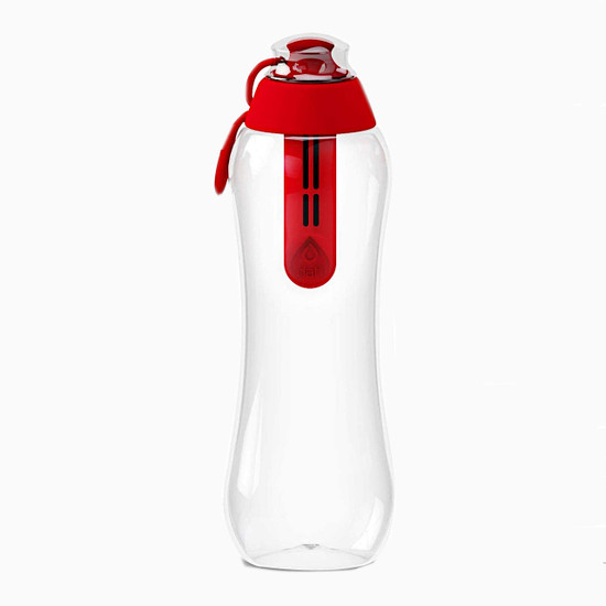 Insulated Filtered Water Bottle with Straw, Reusable Metal, Carbon