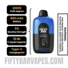 Blueberry Cereal Donut Milk Fifty Bar 20K Disposable Vape Specifications
