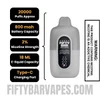 Strawberry Lemon Grape Fifty Bar 20K Silver Series 2% Disposable Vape Specifications