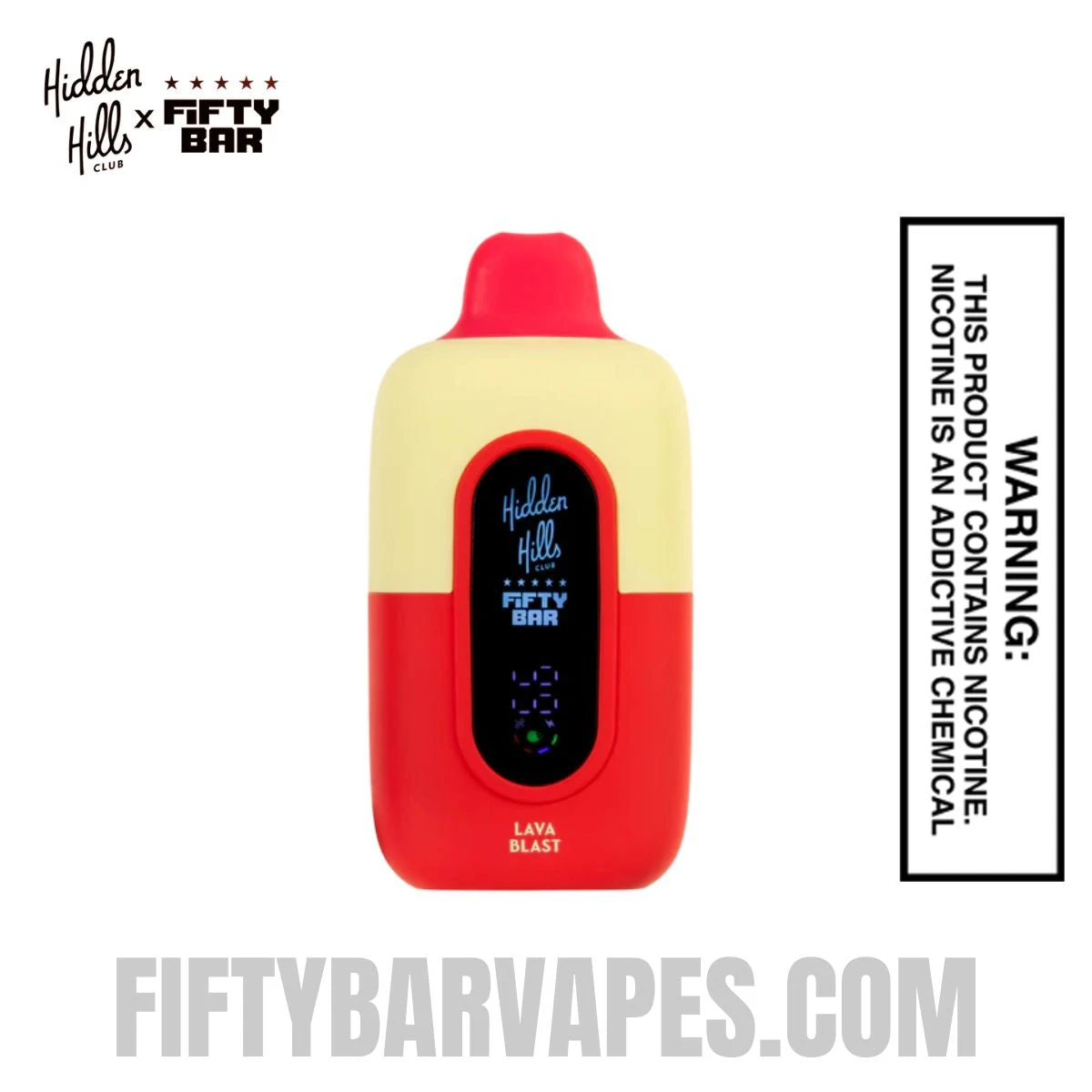 Lava Blast Hidden Hills X FiftyBar 20K Vape