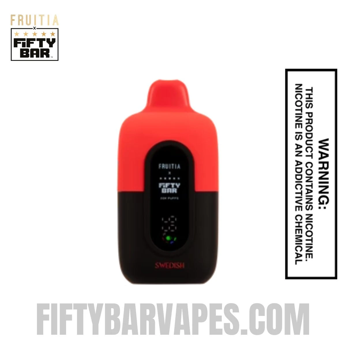 Swedish Fruitia X Fifty Bar 20K Vape