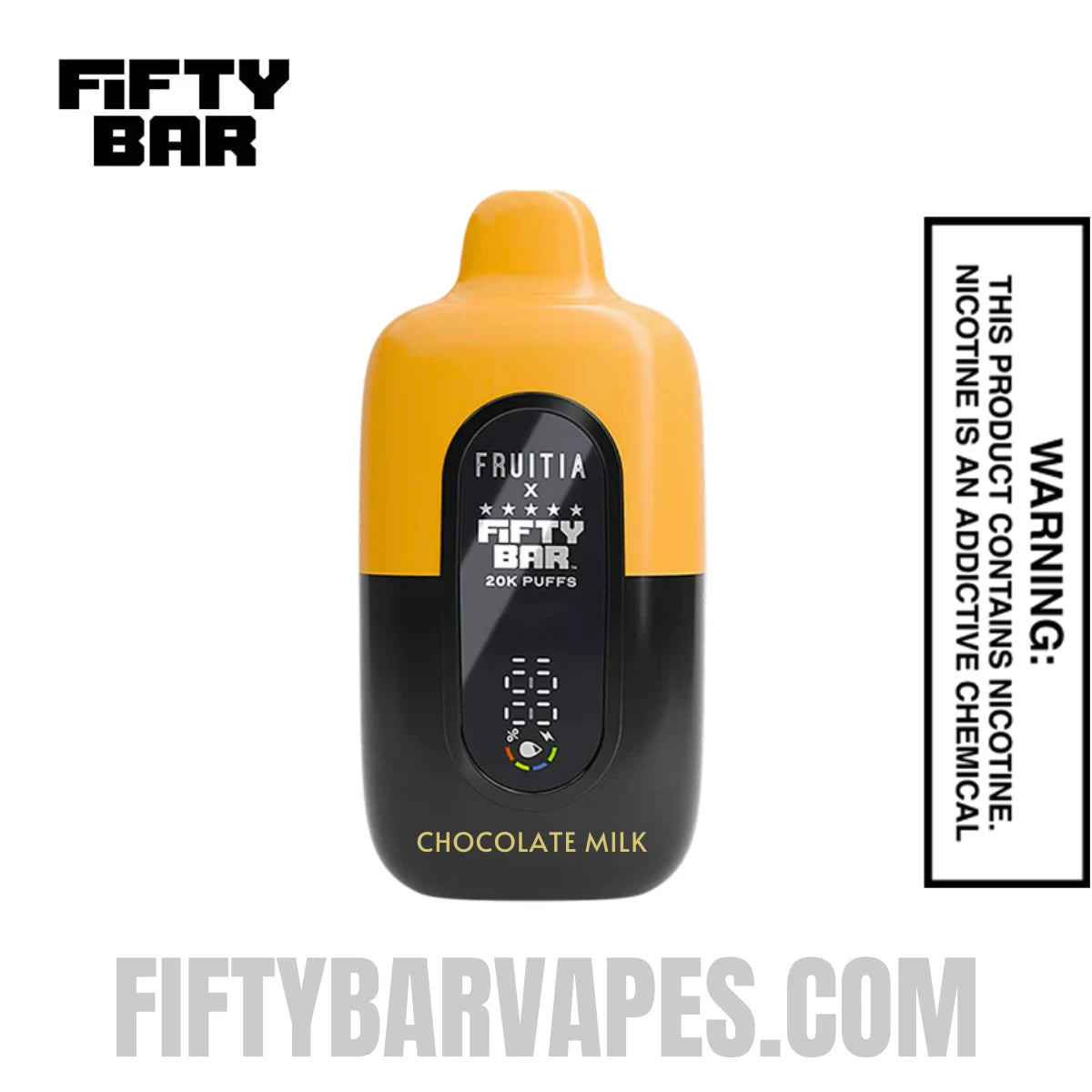 Chocolate Milk Fruitia X Fifty Bar 20K Vape