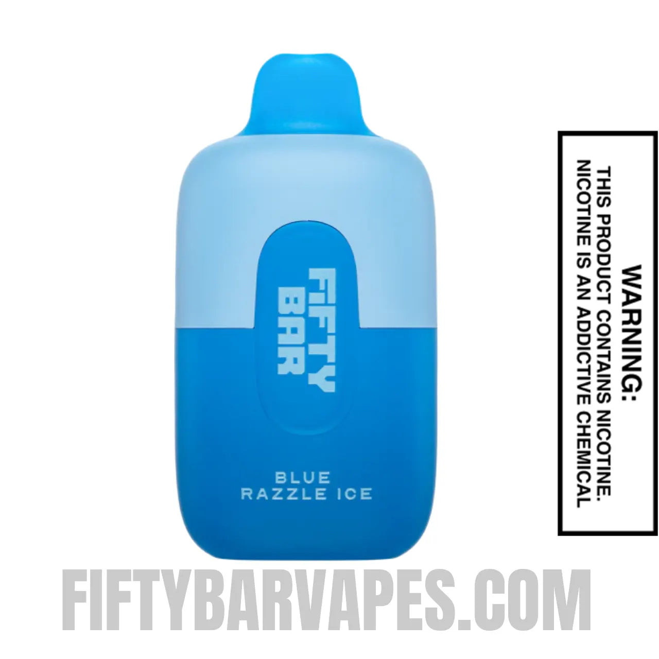 Blue Razzle Ice Fifty Bar 6500 Puffs Disposable Vape