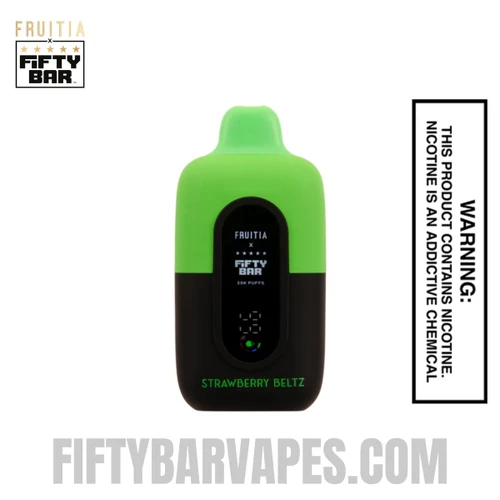 Strawberry Beltz Fruitia X Fifty Bar 20K Vape