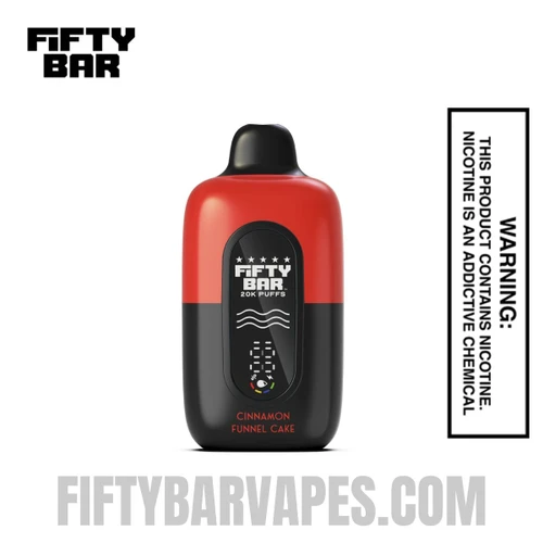 Cinnamon Funnel Cake Fifty Bar 20K Disposable Vape