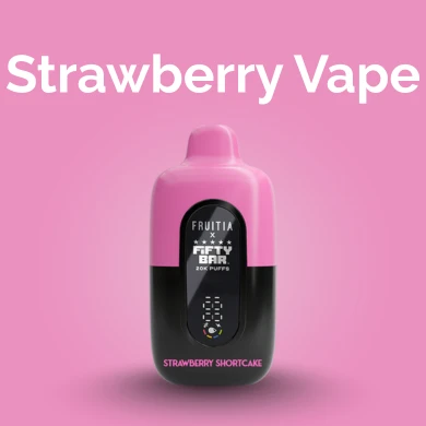 Fifty Bar Strawberry Vape