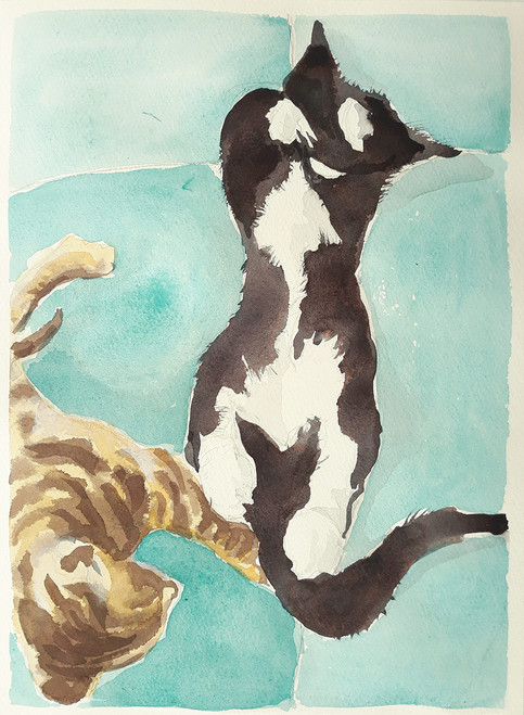 LÆR AT MALE DYR I AKVAREL: 9. 10. maj kl 10-16 begynder - øvet