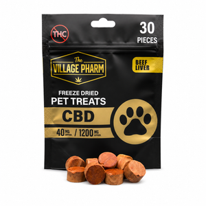Village Pharm freeze dried CBD pet treats - CBD Treats for Dogs - CBD Treats for Cats - CBD Treats for Pets