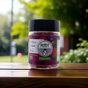 Root Therapeutics Delta 9 + CBG Gummies - 60mg - 30mg Delta 9 THC - 30mg CBG - Raspberry