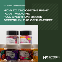 How to Choose the Right Plant Medicine: Full‑Spectrum, Broad‑Spectrum, THC or THC‑Free?