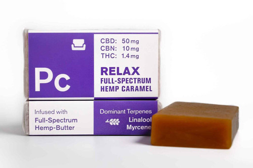 Periodic Caramels - Delta 8 THC Caramel - Relax - Delta 8 THC, CBD, CBN - Full Spectrum Delt a8 THC