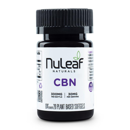 NuLeaf Naturals CBN - CBN Capsules - CBN Softgels - Full Spectrum CBN Capsules
