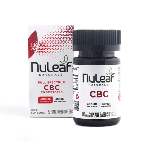 Nuleaf Naturals Full Spectrum CBC Softgels - CBC Capsules - What is CBC? - Cannabichromene