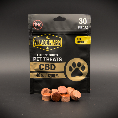 Village Pharm freeze dried CBD pet treats - CBD Treats for Dogs - CBD Treats for Cats - CBD Treats for Pets