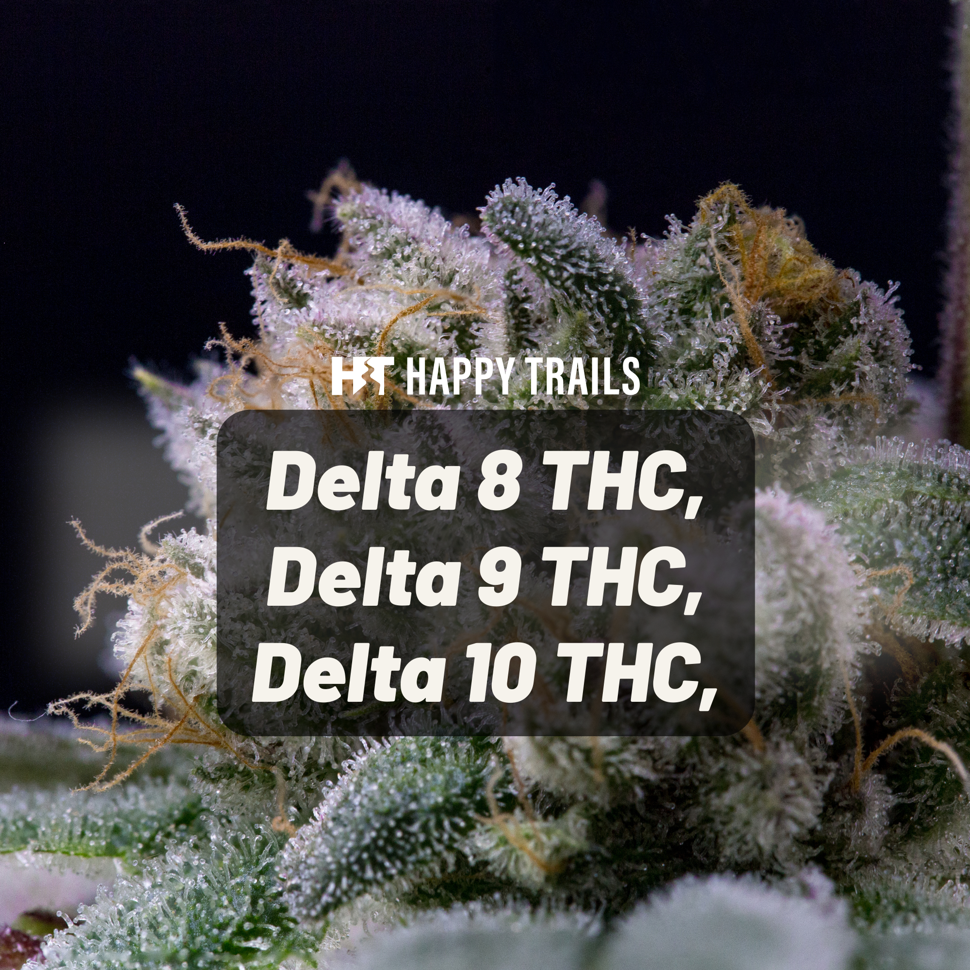 The Deltas: Delta 8 THC, Delta 10 THC, Delta 9 THC - HappyTrails